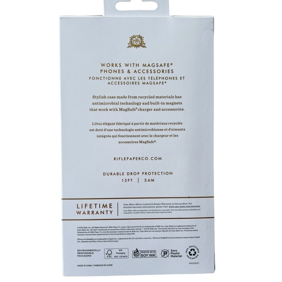 Rifle Paper Co. Valerie Casemate I phone 11 Phone Case - Picture 3 of 6